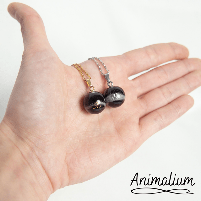 Collier boule poils