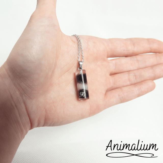 Collier cylindre poils