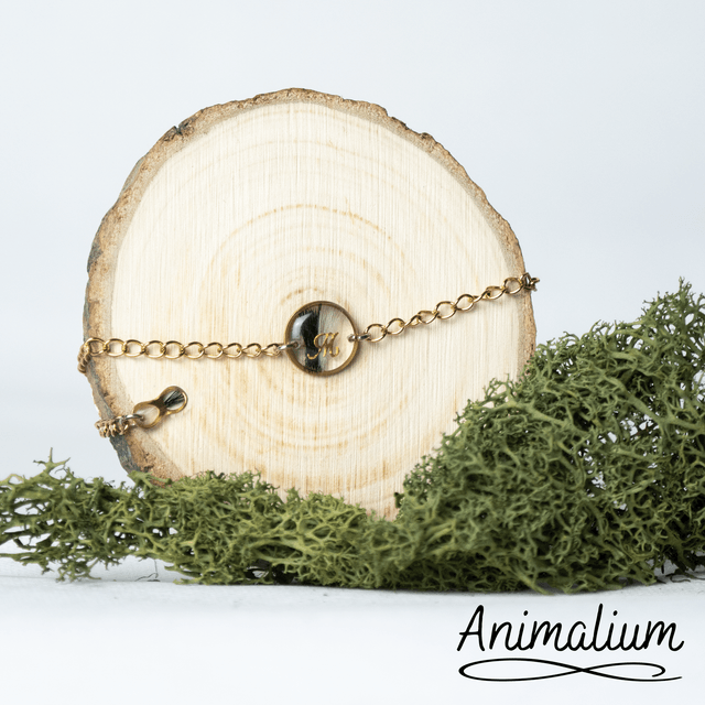 Bracelet cercle plat poils 