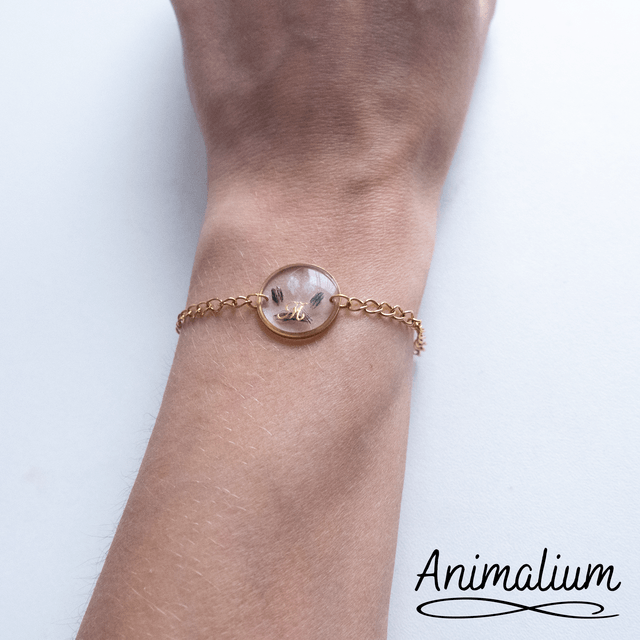 Bracelet empreinte poils
