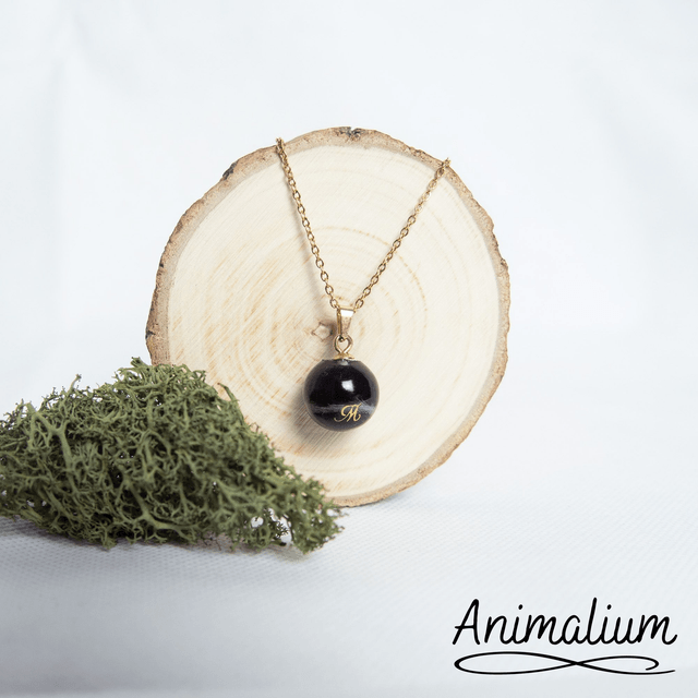 Collier boule poils