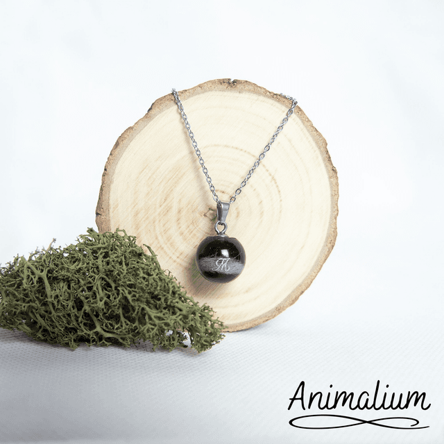 Collier boule poils