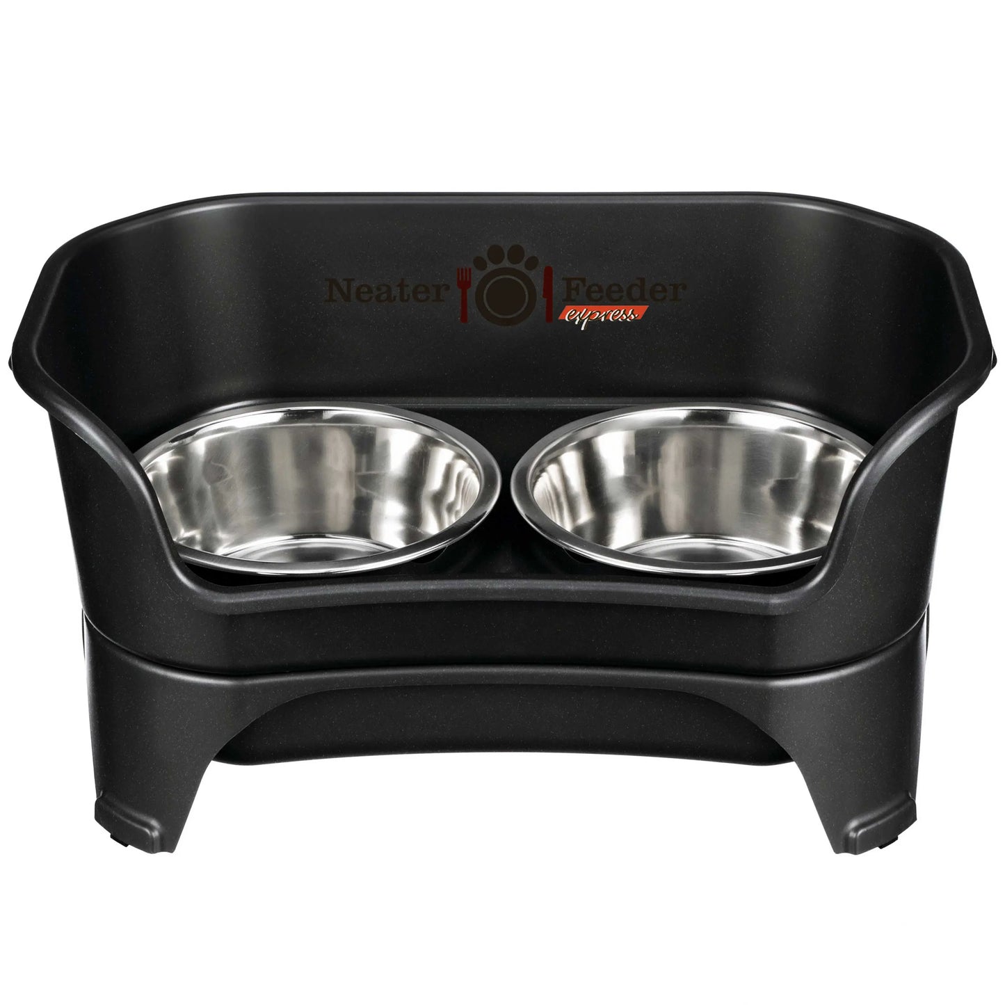 Neater Pets Neater Feeder Express for Cats - Mess Proof Pet Bowls with Raised Walls & Elevated Design for Improved Digestion - Easy to Clean & Top-Rack Dishwasher Safe - Made in the USA