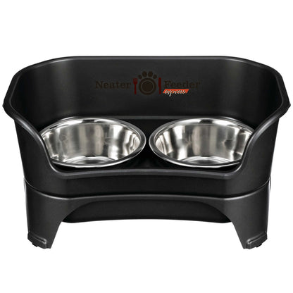 Neater Pets Neater Feeder Express for Cats - Mess Proof Pet Bowls with Raised Walls & Elevated Design for Improved Digestion - Easy to Clean & Top-Rack Dishwasher Safe - Made in the USA